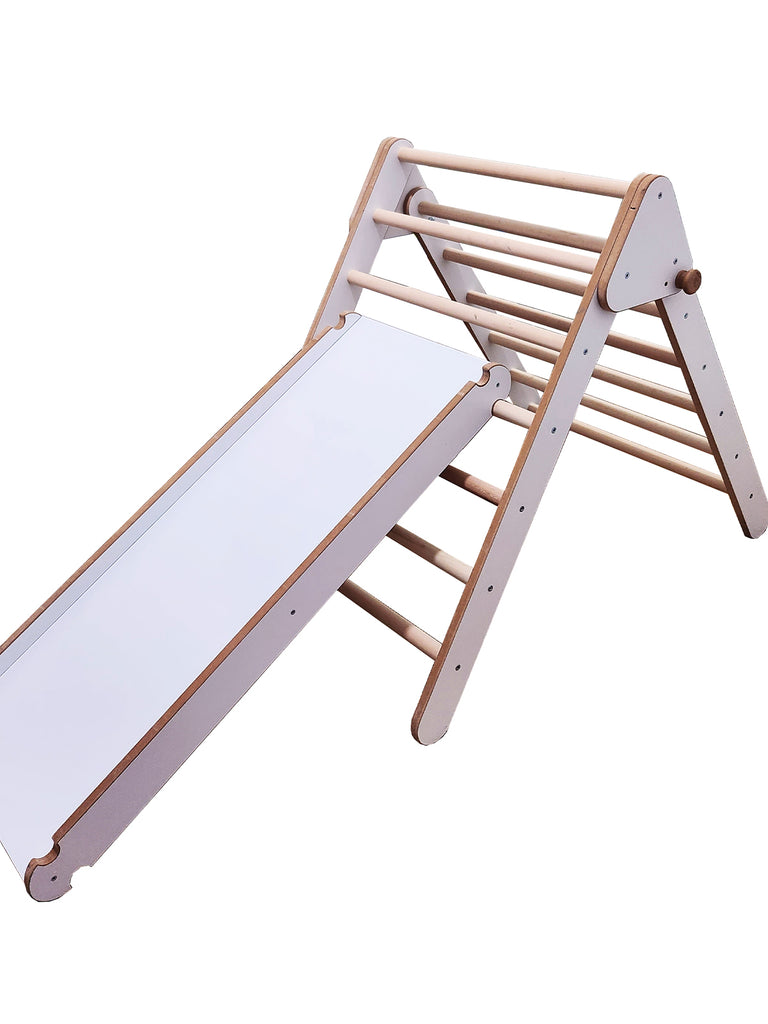 Tryangle Ramp Pikler climbing triangle + ramp with slide – rukitoys